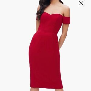 Dress the Population Bailey dress, size L, garnet